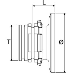 Adapteris T6M/ 2" "Banjo" 2791671