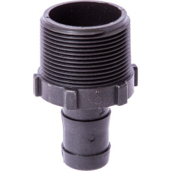 1-1/2" išorinis sriegis x 1" žarnos kotas HB150100