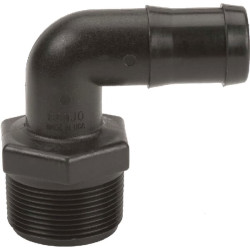 Žarnos jungtis 1 1/2 colio NPT išorinis sriegis x 1 1/4 colio 90° HB15012590