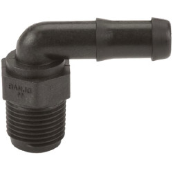 Žarnos jungtis 1/2 colio NPT išorinis sriegis x 1/2 colio 90° HB05090