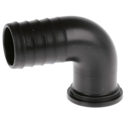 Žarnos antgalis 90° 30 mm, skirtas 1 1/4 colio sparnuotai veržlei 8013300