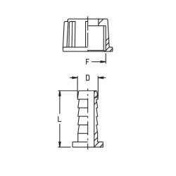 Žarnos antgalis 11 mm, skirtas 3/8 colio užveržiamai veržlei 8003100