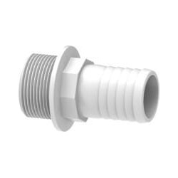 Tiesus žarnos antgalis 1"1/4" išorinis Ø 40, nailonas 6292540