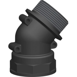 45° alkūninis vamzdis, 2 colių, vidinis/išorinis sriegis, 127077