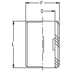 Cilindro formos nipelis 1 1/4" M 8052301