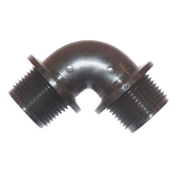 90° alkūnė, išorinis/išorinis, 1 1/4 colio, 123055