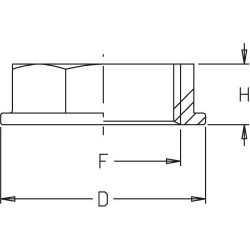 Sukamoji veržlė plokščia 3/8" 8042101