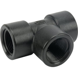 T formos jungtis 1" F-F-F NPT TEE100