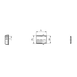 Vyriškas jungtis 1" 265054