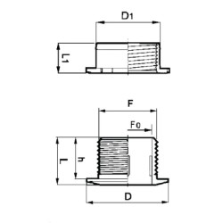 Bako išleidimo anga 2" 260010