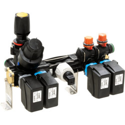 Proporcinis valdymo blokas 881, 2 sekcijos + išleidimo anga, 40 bar 50 m, WOLF, 5-100 litrų 881B14252K