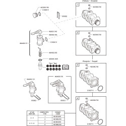 Arag 3 sekcijų valdymo vožtuvas 461031