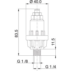 Kolektorius su slėgio mažinimo vožtuvu 4732000300