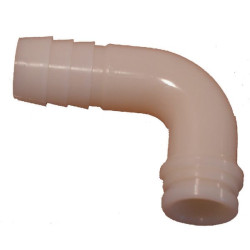 Žarnos antgalis 90º 25 mm Ø 1 colio sparnuotai veržlei 70403632