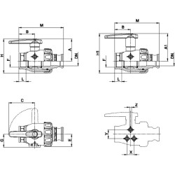 Rutulinis vožtuvas 2" 2 eigų 45515107