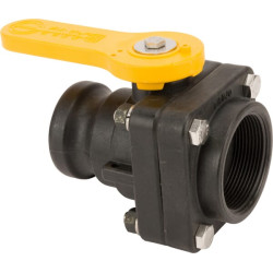 Rutulinis vožtuvas, 2 padėčių, 2 colių BSP vidinis sriegis, 2 colių Camlock išorinis sriegis, VSF200B