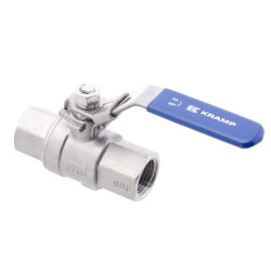 Rutulinis vožtuvas, nerūdijančio plieno, 2xF 1/2'' KS12FRVS