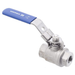 Rutulinis vožtuvas, nerūdijančio plieno, 2xF 1/4'' KS14FRVS