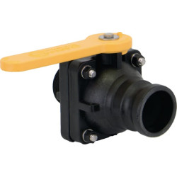 Rutulinis vožtuvas, 2 padėčių, 2 colių NPT išorinis sriegis, 2 colių „Camlock“ išorinis sriegis, VSFMT204FP