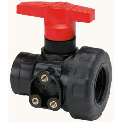 2 colių 2 padėčių rutulinis vožtuvas, montuojamas ant skydo 8217401