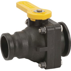 Rutulinis vožtuvas, 2 padėčių, 2 colių flanšas x 2 colių „Camlock“ išorinis sriegis, MVSF220FP