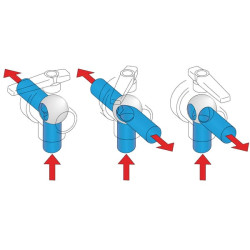 Rutulinis vožtuvas T6 3 padėčių 45524436A