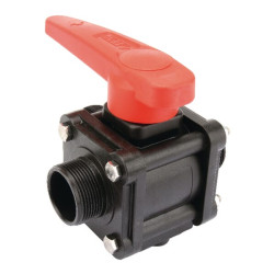 Rutulinis vožtuvas, 3 padėčių, 1 1/2 colio, išorinis sriegis, 453015E66