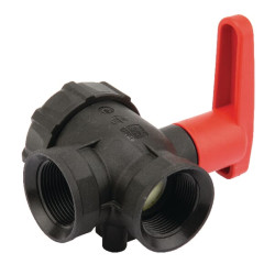 Rutulinis vožtuvas 1 1/4" - ištisinis, ilga rankena, 3 padėčių 45531115A