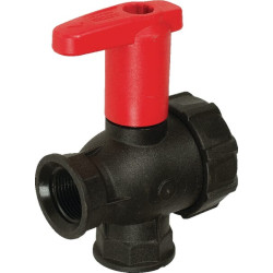 Rutulinis vožtuvas 3/4" - pertraukiamas, ilga rankena, 3 padėčių 45521113A