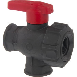 Trijų padėčių rutulinis vožtuvas 3/4" 110793