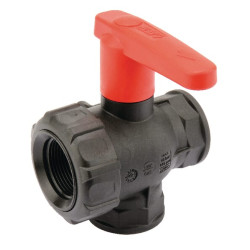 Rutulinis vožtuvas 1 1/4" - pertraukiamas, ilga rankena, 3 padėčių 45521115A