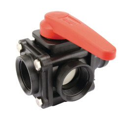 Rutulinis vožtuvas, 3 padėčių, 2" vidinis sriegis, 453016D77