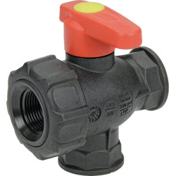 Rutulinis vožtuvas 1/2" Nuolatinis 3 padėčių 45531112