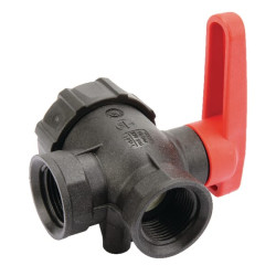 Rutulinis vožtuvas 1" pertraukiamas 3 padėčių 45521114