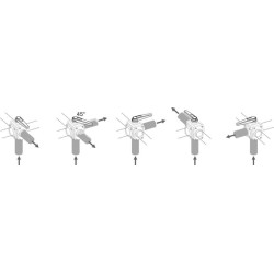 Rutulinis vožtuvas 5 padėčių 2" M 453257E77