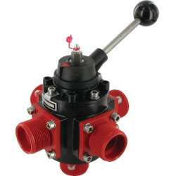 Rutulinis vožtuvas 5 padėčių 1 1/4" VTDC1300