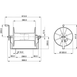 Žarnos ritė 50 m x 18 mm žarnai 959000