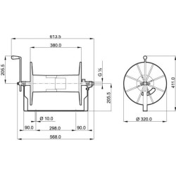 Žarnos ritė 50 m x 18 mm žarnai 959000