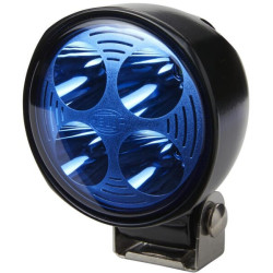 Darbo žibintas LED, 800lm, apvalus, 12/24V, mėlynas, tvirtinamas varžtais, 110,4 mm, 4 LED, Hella 1G0996276701