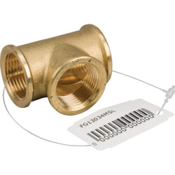 Žalvarinis T formos jungiamasis elementas 3xF 3/4" FG13034MSL
