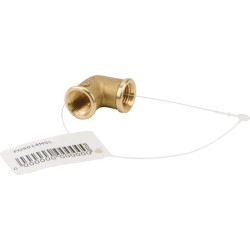 Žalvarinė alkūnė 2xF 1/4" FG9014MSL