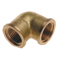 Žalvarinė alkūnė 2xF 1/8" 80200