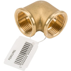 Žalvarinė alkūnė 2xF 1" FG901MSL