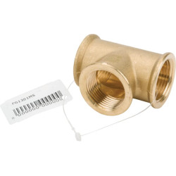 Žalvarinis T formos jungiamasis elementas 3xF 1" FG1301MSL