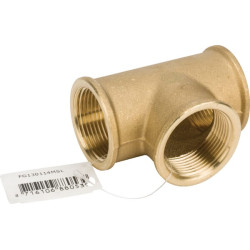 Žalvarinis T formos jungiamasis elementas 3xF 1 1/4" FG130114MSL