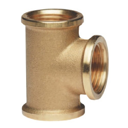 Žalvarinis T formos jungiamasis elementas 3 x išorinis 1"x1/2"x1" FG130112MS