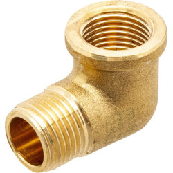 Žalvarinė alkūnė F/M 1/2" FG9212MSL