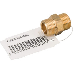 Žalvarinė jungtis 2xM 3/8" FG28038MSL