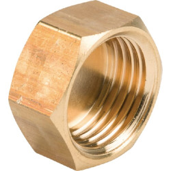 Šešiakampis žalvarinis dangtelis F 1/2" FG30012MSL