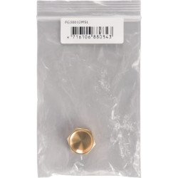 Šešiakampis žalvarinis dangtelis F 1/2" FG30012MSL